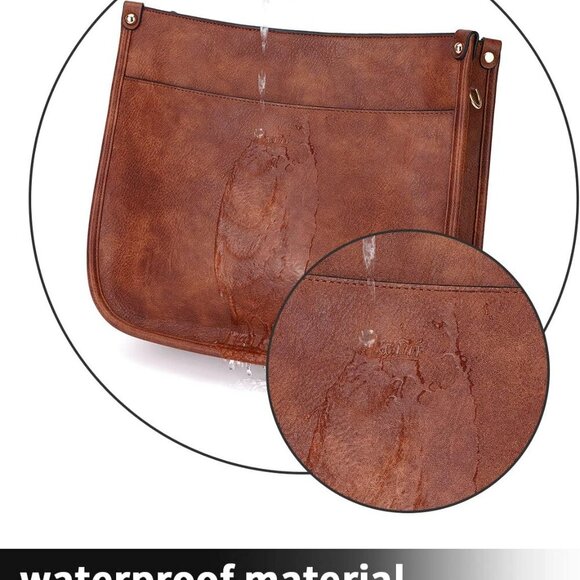 Crossbody Bag Women Vegan Leather Hobo Handbag Trendy Crossbody Shoulder Bag Pur - Picture 5 of 9